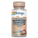 SOLARAY 发酵蘑菇 完整 - 有机Chaga, Reishi,Shiitake, Cordyceps,土耳其 Tail 蘑菇和Lions Mane Capsules - 8 蘑菇 补充 - 非GMO, 30个服务型,60个Veg Caps