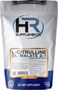 HR 补充 L- Citrulline DL-Malate 2:1 粉末,500格拉姆(1.1升),不受欢迎,经实验室测试,包括Scoop