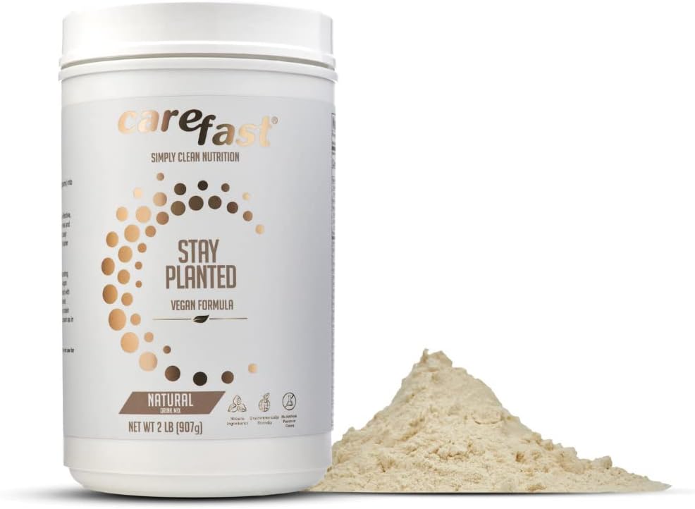 保持植株型非GMO 豆类 健康蛋白 饮用混合剂 - 天然裂纹 - 2lb Tub - 13g 蛋白质 - 制作大品味 低卡Vegan Shakes & slipies