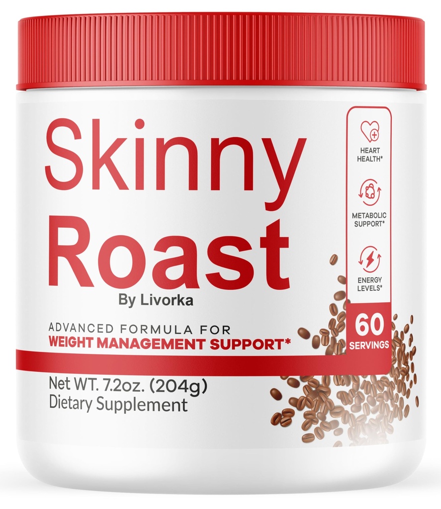Skinny Roast - Skinny Roast咖啡高级配方,官方Skinny Roast有机粉,补充支持健康生活方式 - Premium自然配方,60种服务1个月