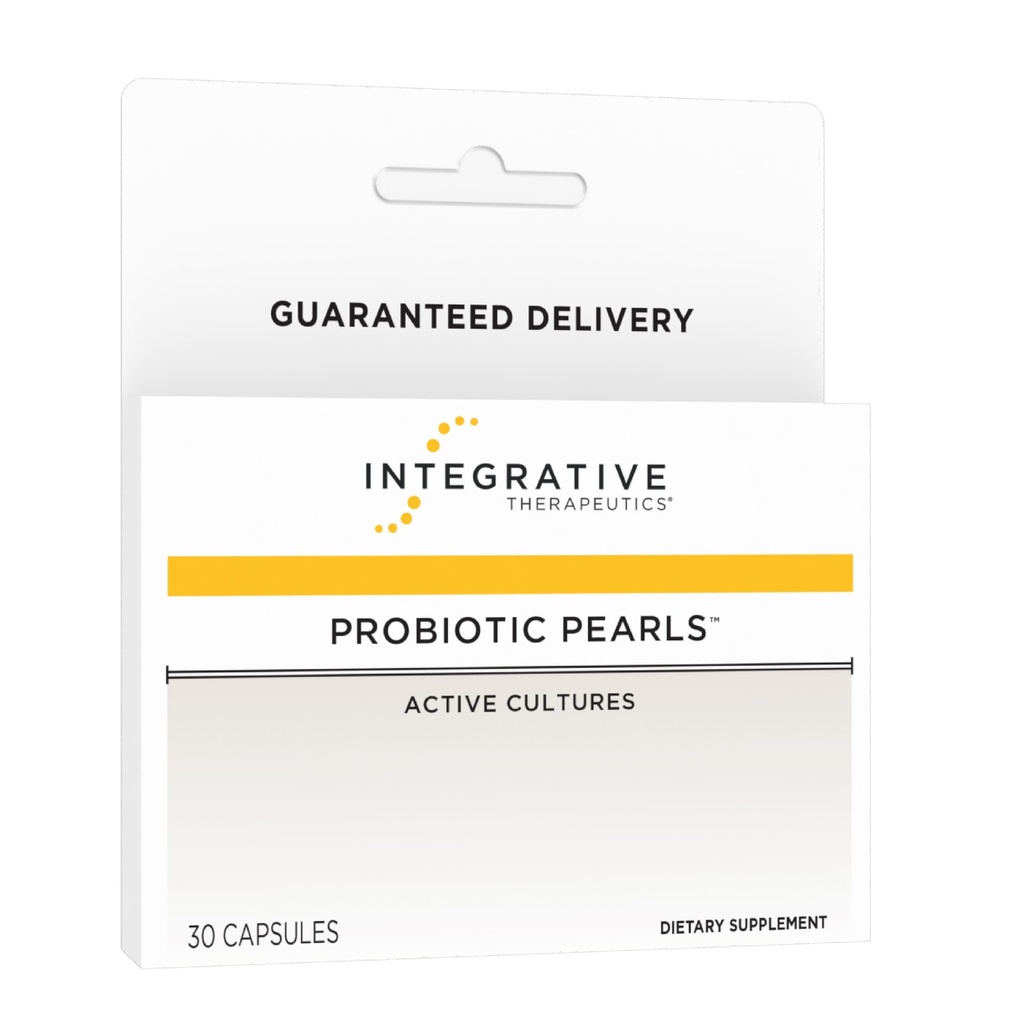 综合治疗药 Probiotic Pearls - Gut健康支助每日消化补充* - 免疫健康支助的Probiotic Capsules * - 无豆 - 30个计(30个服务)