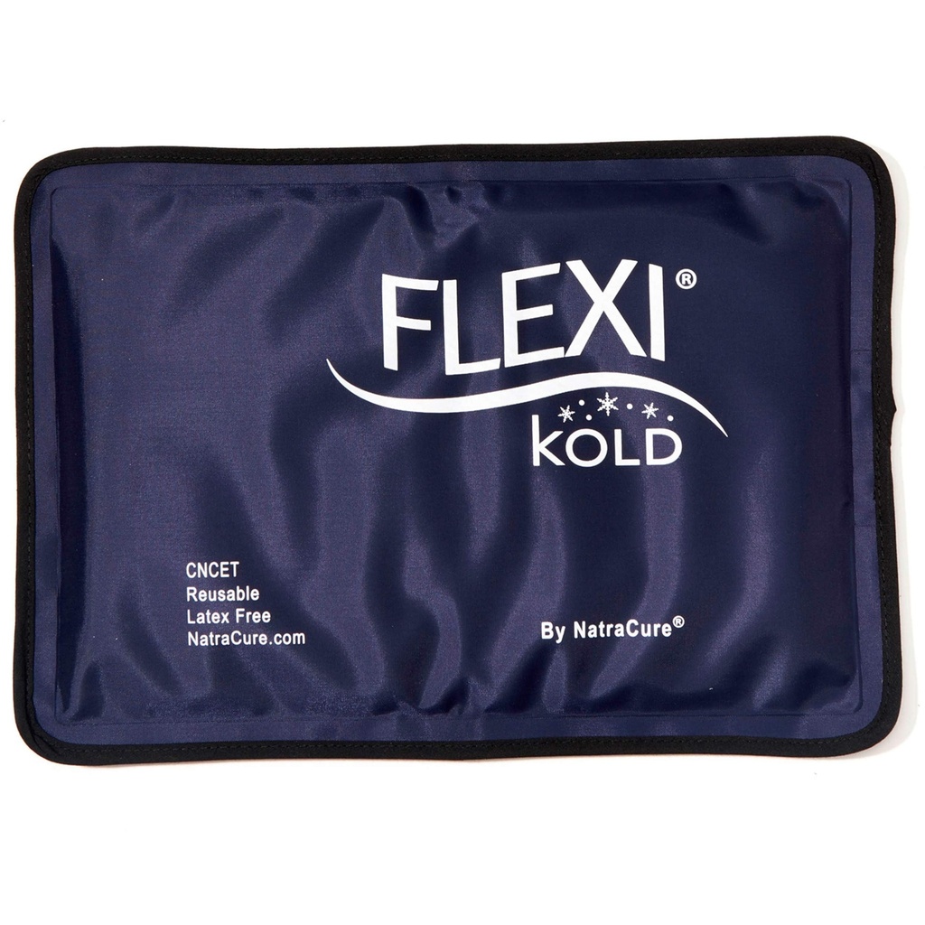 FlexiKold Gel软软软冰包用于伤害 - 可重复使用的冷冻器冷冻包,冷压缩和冷冻Gel Pad用于面部,肩部,Hip,腿部,臂部,Ankle和脚部伤害 - 中 - 7.5 " x 11.5 "