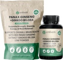 Panax Ginseng & Ginkgo Biloba 能源、焦点和大脑健康补充项目