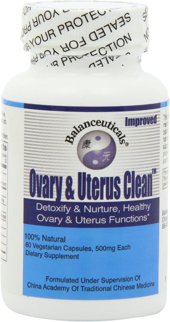 4 一套60个平衡器 Ovary & Uterus 清洁,500 mg 膳食补充盖