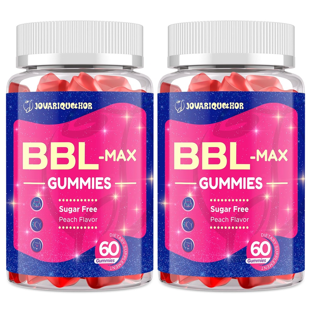 妇女布蒂·古米(Booty Gummys for Women) - BBL Gummys with multivitamins and Herbal excerts - 桃花纹 - 120 伯爵