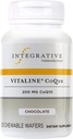 综合疗法 Vitaline CoQ10 200毫克 -- -- 成人脑健康支助补充剂* -- 支持心脏健康* -- -- 无乳品 -- -- 巧克力裂片,30块可切片(30枚)
