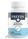 Freeda Calcium Gluconate – Kosher Vegan Calcium 补编 – 易于文摘和Absorb – 支持骨质力量 – 纯钙无维生素D – (100 Capsules)