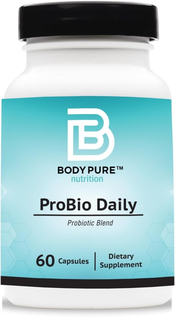 ProBio Daily QQ强力Probiotic Blend,维护胃肠平衡,支持消化健康,鲍尔规律,和重量,降低Bloat. 免费奶制品,60天供应