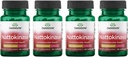 Swanson Nattokinase 2000 纤维分析单元 100 毫克 30 Capsules 酶 (4 Pack)