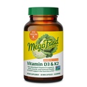 Megafood Vitamin D35,000 IU(125 mcg) - 配有维生素D3 K2的蔬菜补充剂 - 支持骨骼,牙齿,肌肉和免疫健康 - 经认证的非GMO - 60 迷你盖,60 服务