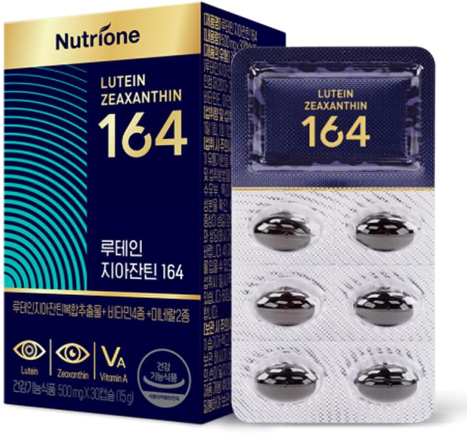 营养素Lutein Zeaxanthin 164 - 眼科, Capsules, Billberry 提取物,眼草,干眼,视觉护理 - 16:4 金比 Blend of Lutein & Zeaxanthin,维生素,硒,锌 - 30Ct
