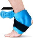 Ankle 冰包包装用于居住, Ankle 损伤可重用 Gel 冰包, 脚痛缓解冷压缩疗法, Achilles Tendonitis, Plantar Fasciitis, Splains