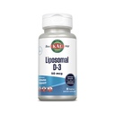 KAL Liposomal 维生素 D3 50 mcg, 高吸收维生素 D, Liposomal 技术, 高概率免疫支持, Vegan Capsules, Gluten Free, No Soy, 30 services