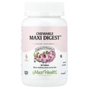 Maxi Health Chewable Digest - 与布罗姆兰和卡尔西姆的自然消化酶 - 快速行动 - 90 Chewables - 科舍尔 - 支持健康消化和男女共同舒适
