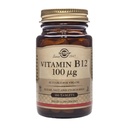 Solgar Vitamin B12 100 mcg - 100 片 - 能量代谢和神经系统支持 - 非GMO,Vegan,Gluten & 奶油自由,Kosher,Halal - 100 服务