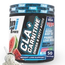 BPI Sports CLA+Carnitine – CLA L Carnitine & Linoleic Acid – L Carnitine 增肥,代谢和精液肌肉补充剂 – 咖啡因自由 – 西瓜冻结 – 50 services – 12.34 oz