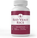 纯原始成份 红色 Yeast 水稻提取, (100 Capsules) 永远纯, 无添加剂或填料, Lab 校验(100 Capsules)