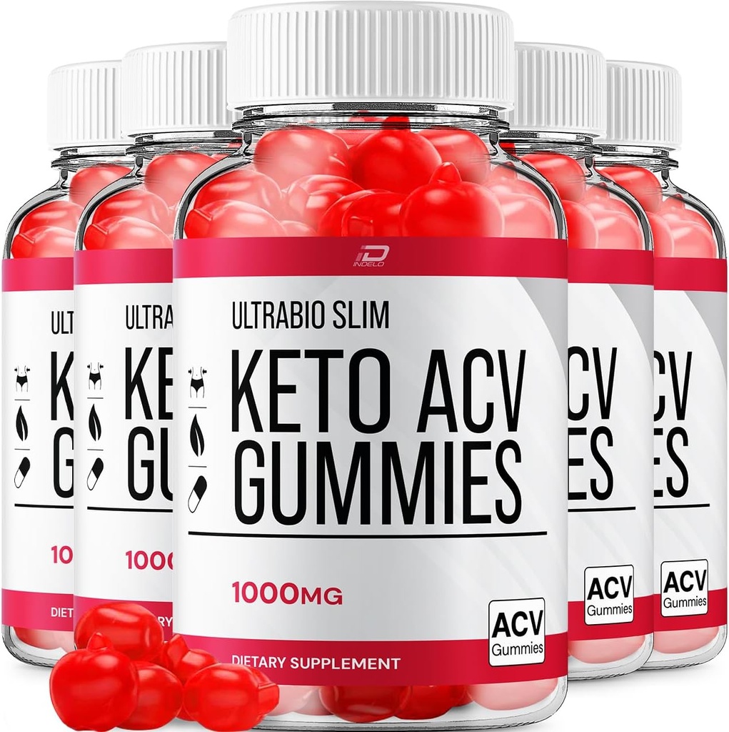 Ultra Bio Slim Keto Plus ACV Gummys 饮食补充 - UltraBio Slim Keto 苹果苹果 苹果 苹果 葡萄酒 Gummys 评审, 最高强度 BioSlim Gummys 用于高级体重管理 (5 Pack - 300 Gummys)