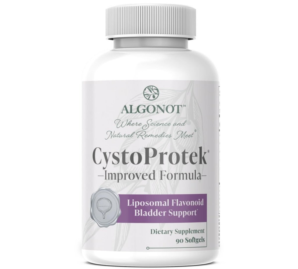 CystoProtek 1 Pack - 专利配方 使用hy、香草素和天然氟化物的单体结合促进Bladder健康