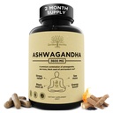 Ashwagandha Root & Irish Sea Moss – 3 600 mg Ashwagandha 补充黑种子油, & Burdock Root – 草药补充能源,平静,Mood, & Wellness, 120 Caps