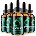 NutraRize(5 Pack) Prosteron Drops,全自然前列腺健康补充剂,支持健康流通的维生素Premium,官方Prosteron公式审查(150 services)