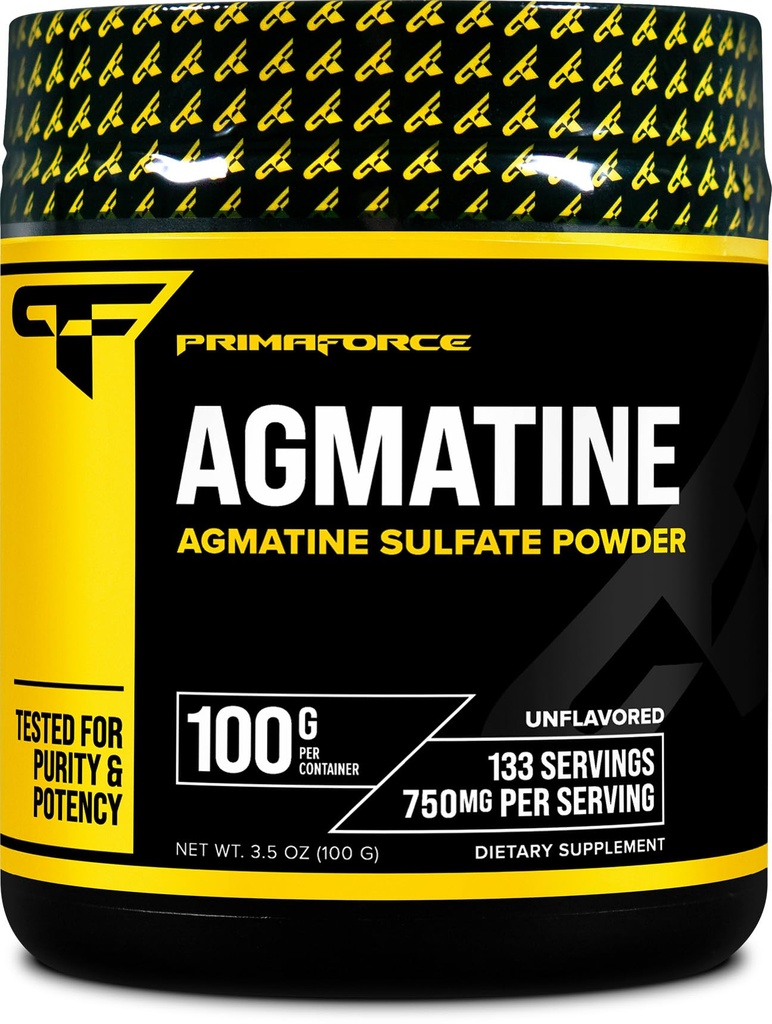 Primaforce Agmatine 硫酸盐粉补充剂,100克-促进硝氧化物生产/增强性能