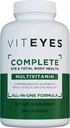 Viteyes 完整的眼部和全身健康 多维他命营养补充,180卡普尔