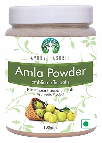 Amla水果粉(阿玛拉基) 100 Gm | Raw and N GMO | Rich in Antioxidant Vitamin C | Vegan | 100% Raw from India | Emblica Officinalis | 印度鹅莓