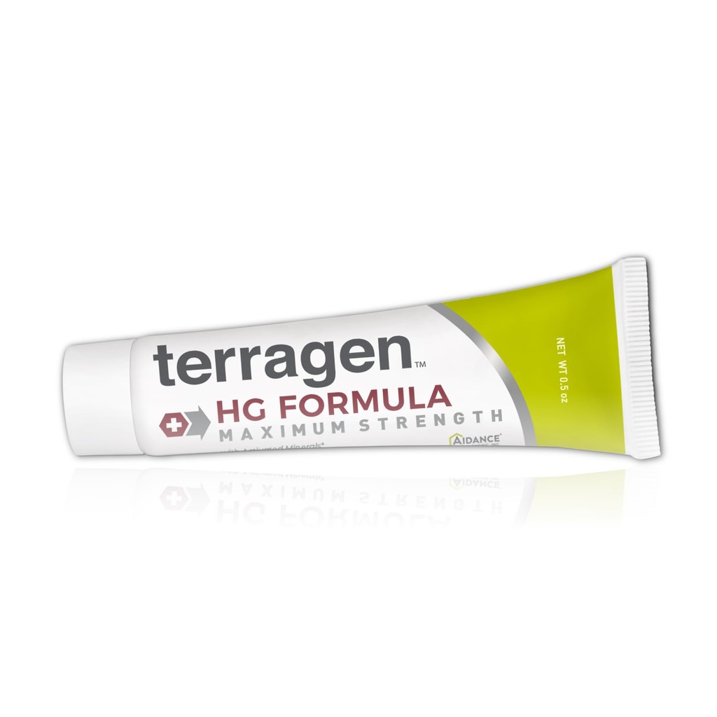 Terragen HG Max Genital Sores Treatment Cream for Men & Women, Fast Outbreak Support, Soothes Genital Sores Symptoms, Itching, Burning, Tingling, with Natural Ingredients (14g)