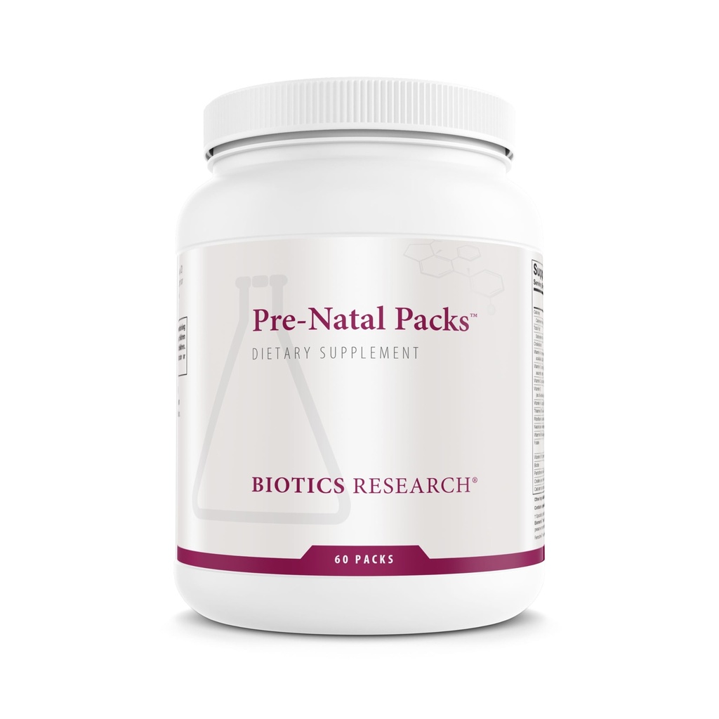 产前营养研究(Natal PacksTM),产后营养支助,包括Omega3s,碘和富拉特,怀孕、哺乳和希望怀孕的妇女的营养需要,60包