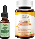 Lovita Bee Propolis 液体提取和维生素C补充剂