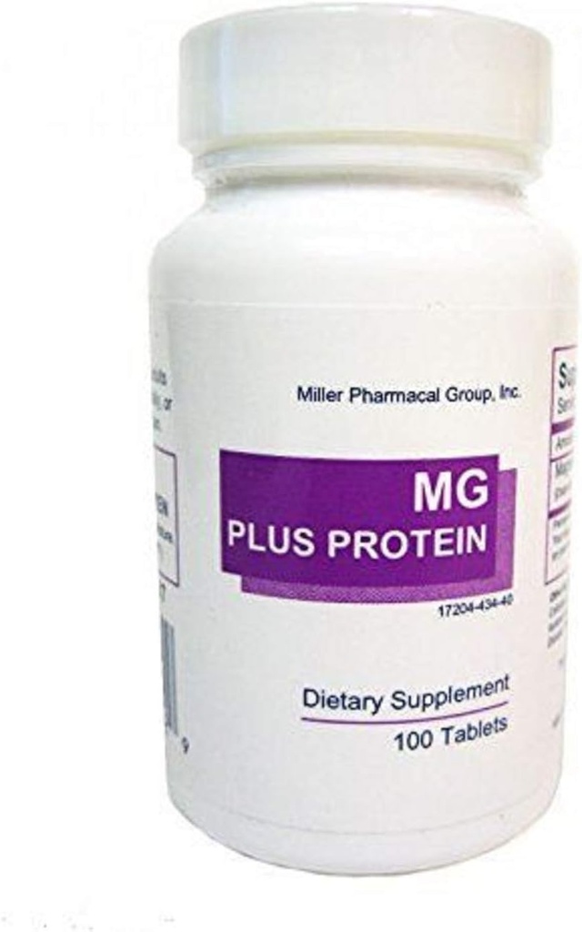 Mg Plus 蛋白质 Mg Plus 蛋白质 Miller, 100 tabs 133Mg (Pack of 3)