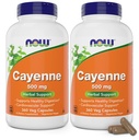 现在的Cayenne (Capsicum annuum) 500 mg, 360 Veg Capsules (Pack of 2)
