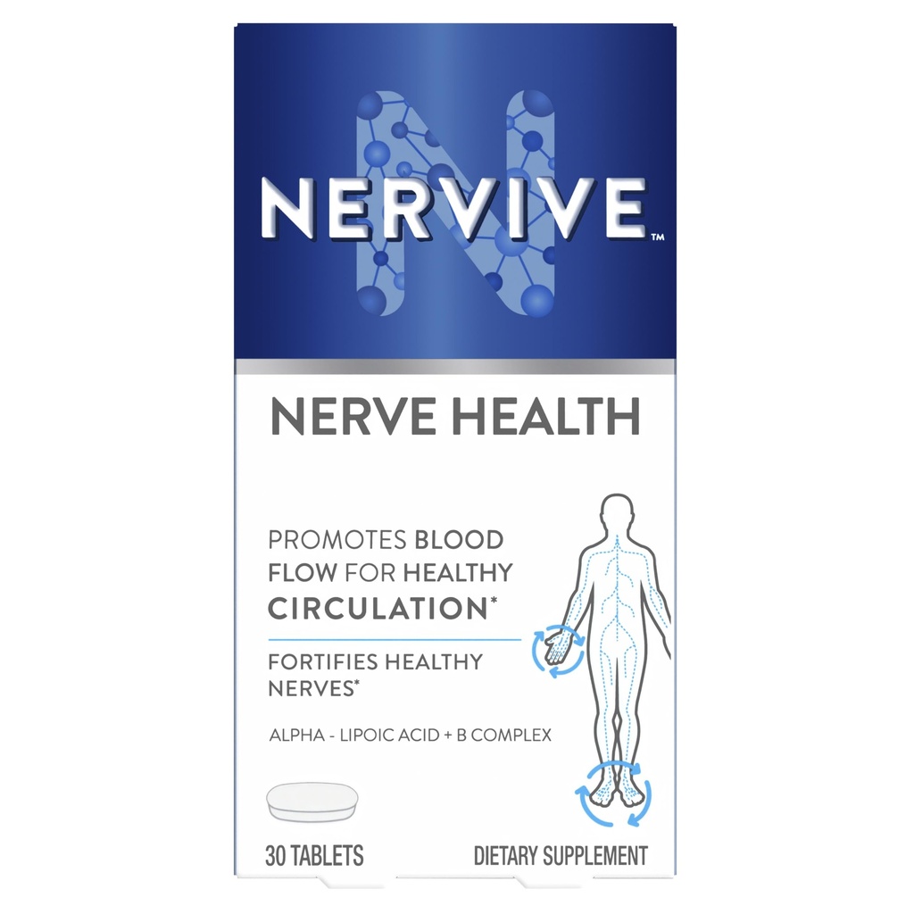 神经神经健康、Alpha Lipoic Acid、加强神经健康、健康神经功能、健康血液循环、补充、平板、30块
