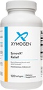 XYMOGEN SynovX Relief - 与Boswellia Serrata Extract + Turmeric - 肌肉与联合 Relief 补充 - Vegan, Gluten Free and Non GMO (120 Softgels) 联合支持补编.