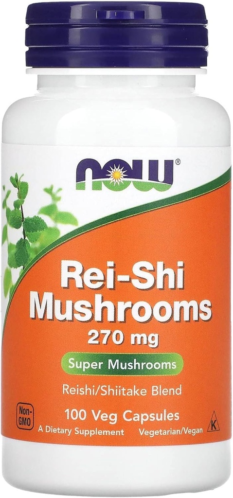 现在的食物Rei-shi蘑菇 270mg 100 Vcaps