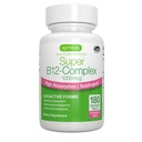 Igennus 亚语维生素B12 复合体1000mcg,甲基甲基Cobalamin,Adenosylcobalamin和Hydroxocobalamin,高吸收和清洁,180种服务,无糖和Vegan