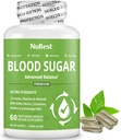 血糖 -- -- 高级配方:Bitter Melon、Ashwagandha、肉桂、铬、镁、维生素、Alpha Lipoic酸、Cayenne Pepper & More -- -- 60 Capsules -- -- 1个月供应