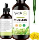 Mullein Drops for Lungs - Lung Detox for Respiratory System,天然睡眠援助和免疫支持,Tincture Drops 非GMO,蔬菜1个月供应