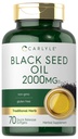Carlyle Black Seed Oil Softgel Capsules | 2000mg | 70 Pills |  Women  Women  Women  Women  Women  Women   | | | 非 GMO, Gluten 免费草药补充剂