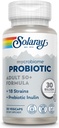 SOLARAY Mycrobiome Probiotic 成人50+公式、妇女和男子的Probiotics、健康消化、代谢、能源、科隆和尿道切克支助、30亿CFU、30名服务员、30名蔬菜卡普