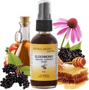 Mickelberry Gardens 长生贝里蜂蜜方案喉管喷洒 -- -- 儿童与成年人的自然免疫支持和喉管大衣(2 Ounces)