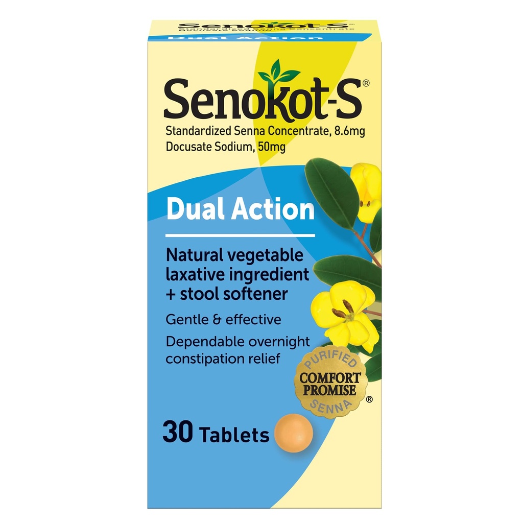 Senokot-S 双行动 天然蔬菜 氧化剂 + 工具 软化剂 板块 软化剂 软化剂 软化剂 软化剂 软化剂 软化剂 软化剂 软化剂 软化剂 硬化剂 软化剂 软化剂 软化剂 软化剂 软化剂 软化剂 软化剂 软化剂 Senna 重心剂 软化剂 超夜治疗不时便秘,30 cm