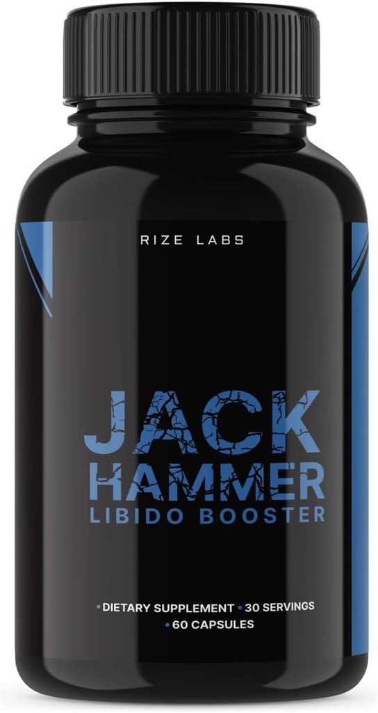 Jack Hammer Libido Buster for Men, Jack Hammer Libido Buster 补编, 杰克 Hammer Libido Powerful All Natural Production to Property, Jackhammer Reviews (60 Capsules) (英语).