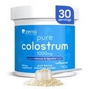 Zena营养 Bovine Colostrum 粉末补充剂,1000mg纯Colostrum,支持Immune和消化健康,促进Gut健康,Keto,Gluten Free, Fat Free, Grass Fed, Unflood, 30 services