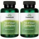 Swanson Tri-Fiber Complex - 用lium、Oat Bran、和苹果Pectin制成的消化性健康补充剂 - (100 Capsules)(2包)
