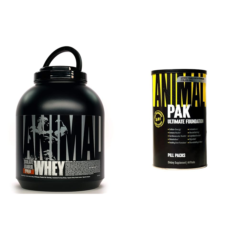 动物 Whey 隔离蛋白粉, 装入后修补和回收 & Pak - 方便全全一维生素和补充包