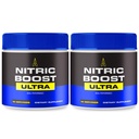 Nitric Boost Ultra粉剂,支持能量水平和血液流的NitricBoost官方公式 - 最大强度,Nitric Booster Ultra BCAA,NitricBoost Ultra粉剂支持审查(2包)