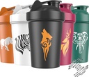 JELA SPORTS 5 PACK 蛋白质蛋白质摇摆瓶 蛋白质混合剂 - 20 OZ - 迪斯瓦舍 安全摇摆杯 蛋白质摇摆杯 - 摇摆杯 Blender 蛋白质摇摆瓶