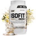 Nutrex Research IsoFit Whey 蛋白质粉末即时化 100% Whey 蛋白质隔膜(30 services (pack of 1), 香草豆冰汁)